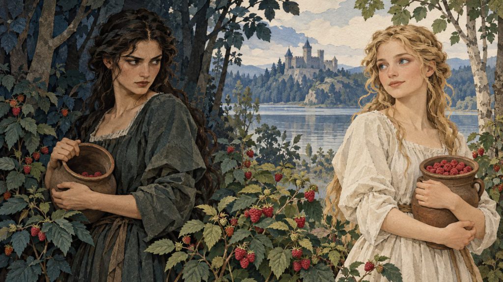 Ilustracja literacka: Charakterystyka porównawcza Balladyny i Aliny